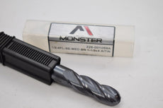 NEW MONSTER 226-001059A Carbide End Mill, 1/2In, 4FL, Single, 4In