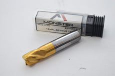 NEW Monster Tool 203-001201 End Mill, 1/2 in.4 Flutes, TiN