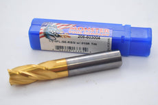 NEW MONSTER TOOL 206-603004 -1/2'' X 3'' X 1'' Carbide CORNER RADIUS END MILL, GENERAL PURPOSE, 4 FLUTE