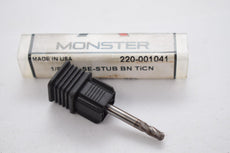 NEW MONSTER TOOL 220-001041 - 1/8'' X 1/4'' X 1-1/2'' BALL END MILL 30 deg.