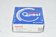 NEW NACHI 6004ZZEC3 Deep Groove Ball Bearing Single Row 20X42X12MM