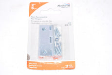 NEW National Hardware N146-159 Non-Removable Fixed Pin Narrow Hinges 2 By 1-9/16 Inch