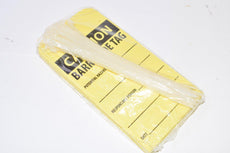 NEW, National Marker, Caution, Barricade Tag
