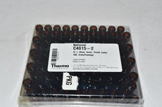 NEW National Scientific C4015-2 Amber Glass Screw Thread Vialswith Flat Base, 15 x 45mm, 4ml 100/Pcs