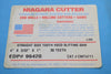 NEW Niagara Cutter CMT4711 96420 Slitting Saw Straight Side Tooth 4'' x 3/32'' x 1''