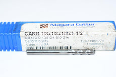 NEW Niagara Cutter N86271 1/8'' x 1/2'' LOC, 4 Flute Solid Carbide Ball End Mill