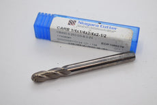 NEW Niagara Cutter N86279 1/4'' Size, 3/4'' LOC, 4 Flute, Solid Carbide Ball End Mill