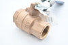 NEW NIBCO NL950L8 T-585-70 2-Piece Ball Valve , 3/4 in Nominal , FNPT End Style , Cast Red Bronze Body , Full Port , RPTFE