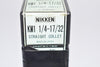 NEW NIKKEN KM1 1/4-17/32 Straight Collet, Machinist Tooling