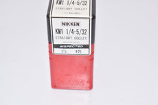 NEW NIKKEN KM1 1/4-5/16 Straight Collet, Milling Chuck Collet Machinist Tooling - Sealed