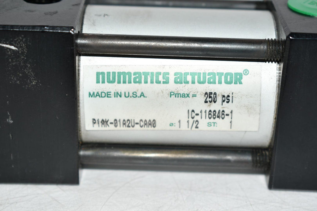 NEW Numatics Actuator P1AK01A2UCAA0 Pneumatic Cylinder 11/2in 1/4in