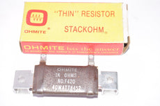 NEW Ohmite F420 ''Thin'' Resistor 40 Watts OHMS 1K