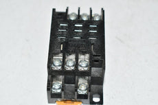 NEW Omron PTF11A Relay Socket, DIN Rail, Screw, 11 Pins, 15 A, 110 VAC, LY Series
