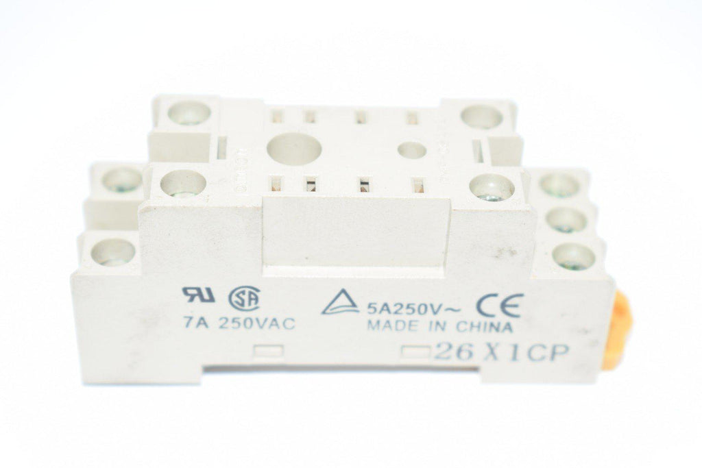 Socket Relay Pyf08a NEW Omron PYF08A-N RELAY SOCKET 8 POSITION DIN RAIL – VB Industrial Supply