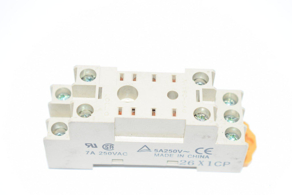 Socket Relay Pyf08a NEW Omron PYF08A-N RELAY SOCKET 8 POSITION DIN RAIL – VB Industrial Supply