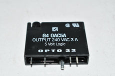 NEW OPTO 22-G4 OAC5 Output Module 120VAC 1.5A and 5 Volt Logic G4-OAC5A