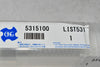 NEW OSG 5315100 Square End Mill: 1? Dia, 2? LOC, 3 Flutes, Cobalt 4-1/2 OAL