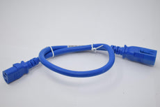 NEW P-Lock 614130-750202 IEC320 C14 Male Plug to C13 Connector 2ft. Locking Power Cord