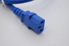 NEW P-Lock 614130-750202 IEC320 C14 Male Plug to C13 Connector 2ft. Locking Power Cord