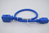 NEW P-Lock 620190-650202 2 Feet Blue Locking Power Plug Cord