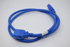 NEW P-Lock PFC20PL12E72C 6 Feet Blue Locking Power Plug Cord