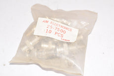 NEW Pack of 10 AIM Electronics 25-7500 Coax Connector
