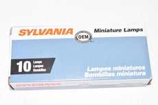 NEW Pack of 10 Sylvania 85.TP Lamp, Incandescent, T-1 3/4, Mini Wedge, 28V, 40mA