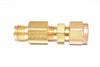 NEW Parker 4B 4-B Straight Brass Hydraulic Hose End Fitting, 2'' OAL x 3/8'' x 5/16''