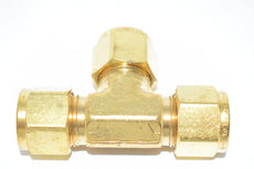 NEW PARKER 8ET8-B 1/2'' A-LOK Brass Union Tee Fitting