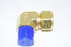 NEW Parker A-lok 12MSEL8N-B elbow, brass, 3/4'' double ferrule tube fitting x 1/2'' MNPT