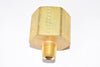 NEW Parker Brass Connector Fitting, Tube Fitting, 1-7/8'' OAL x 5/8'' x 1''