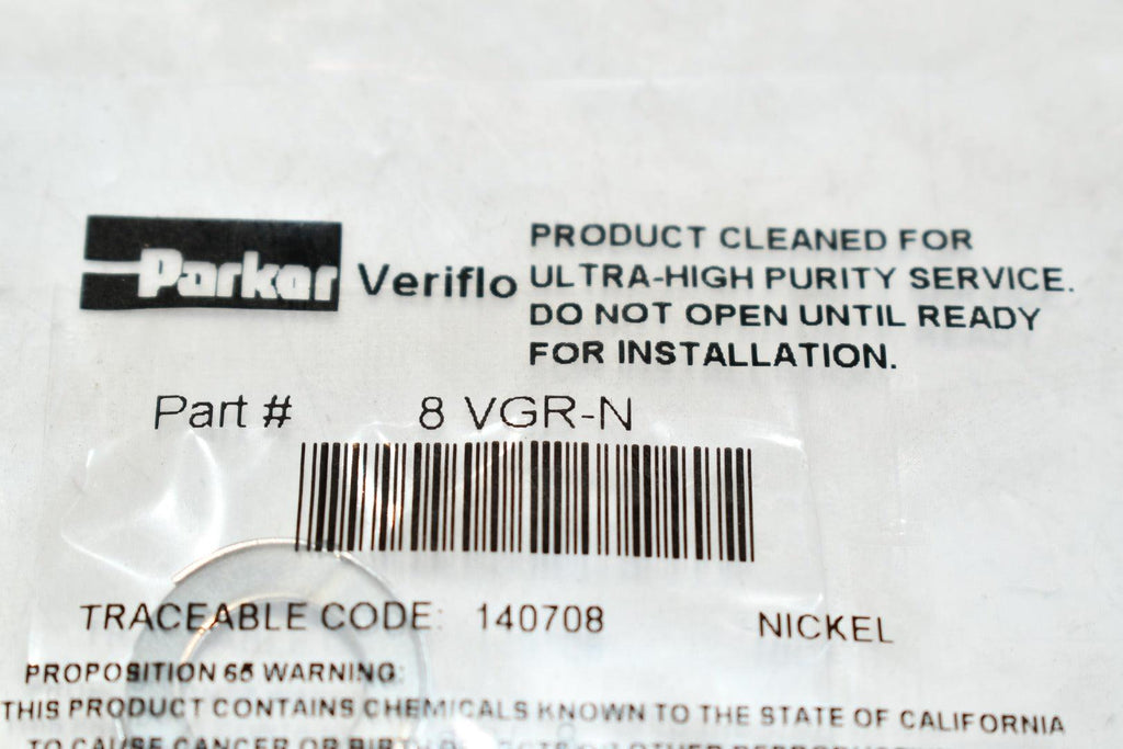 NEW PARKER GASKET FITTING 8 VGRN 8VGRN