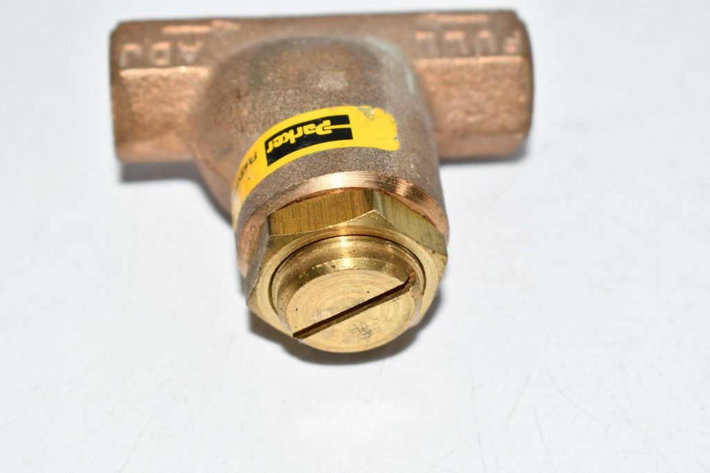 NEW Parker S25B 250psi 1/4in Npt Brass Threaded Flow Control Valve – VB ...