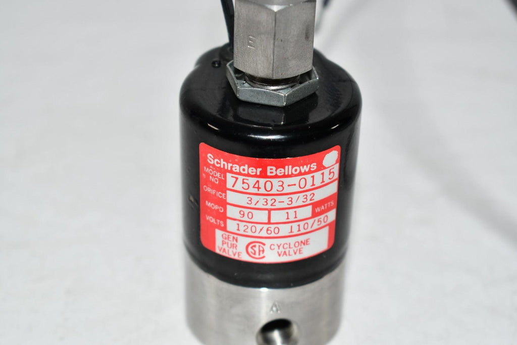 NEW Parker Schrader Bellows 754030115 Cyclone Solenoid Valve 3/32'' 1