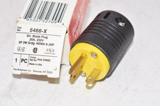 NEW Pass & Seymour 5466-X Straight Blade Plug 20A 250V