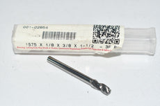 NEW PCT Precision Cutting Tools 001-02854 Carbide Drill Cutter .1575 x 1/8 x 3/8 x 1-1/2 3FL RH