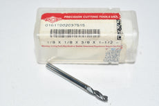 NEW Precision Cutting Tools PCT 0161T002037515 Carbide Drill 1/8x1/8x3/8x1-1/2