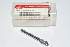 NEW Precision Cutting Tools PCT S161T003037515 Drill Carbide 3/16'' x 1/8 x 3/8 x 1-1/2
