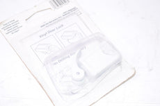 NEW Prime Line U-10547 White Vinyl Patio Door Lock Fits Up To 7/8'' Thick Rail