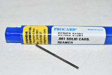 NEW Procarb 01201 .061'' Solid Carbide Reamer Cutter Tool USA