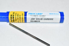 NEW Procarb 01201 .097'' Solid Carbide Reamer Cutter Tool USA