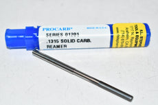 NEW Procarb 01201 .1315'' Solid Carbide Reamer Cutter Tooling USA