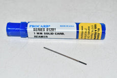 NEW Procarb 01201 1mm Reamer Solid Carbide USA Cutter