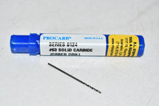 NEW Procarb 0124 #63 Carbide Jobber Drill