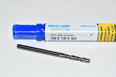 NEW Procarb Series 00L 2FL SE Long End Mill 1/8 x 1/8 x 3/4'' Carbide