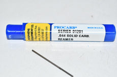 NEW Procarb Series 01201 .044'' Solid Carbide Reamer Cutter Tool USA