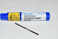 NEW Procarb Series 01201 .072 Reamer Solid Carbide USA