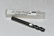 NEW Radcutter MH31616025 1/4'' 3FL Carbide End Mill 35 deg HXD 1'' LOC 2.5'' OAL