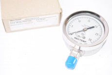 NEW Reotemp PR25S1A4P16-G-P 2-1/2'' All SS Pressure Gauge 0-30 PSI