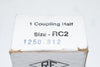 NEW REULAND RC2-1250-312 COUPLING HALVES STANDARD 1-1/4 BORE X 5/16 KEY